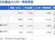 方�F2025年一季度表现，富国中证500指数增强(LOF)Y基金季度涨幅1.28%