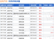 吉利汽车(00175.HK)发布公告，该集团于2025年4月的总销量为23.41万部汽车，较去年同期增长约53%