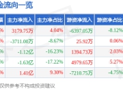股票行情快报：湘财股份（600095）5月6日主力资金净买入3179.75万元