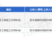 苏文电能作为原告/上诉人的2起涉及建设工程施工合同纠纷的诉讼将于2025年5月27日开庭