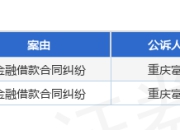 重庆富民银行作为原告/上诉人的2起涉及金融借款合同纠纷的诉讼将于2025年5月27日开庭