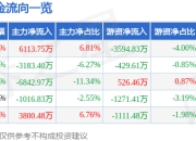 股票行情快报：中公教育（002607）7月24日主力资金净买入6113.75万元