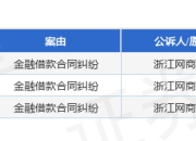 浙江网商银行作为原告/上诉人的3起涉及金融借款合同纠纷的诉讼将于2025年8月19日开庭