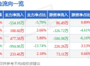国新能源（600617）7月2日主力资金净卖出554.16万元